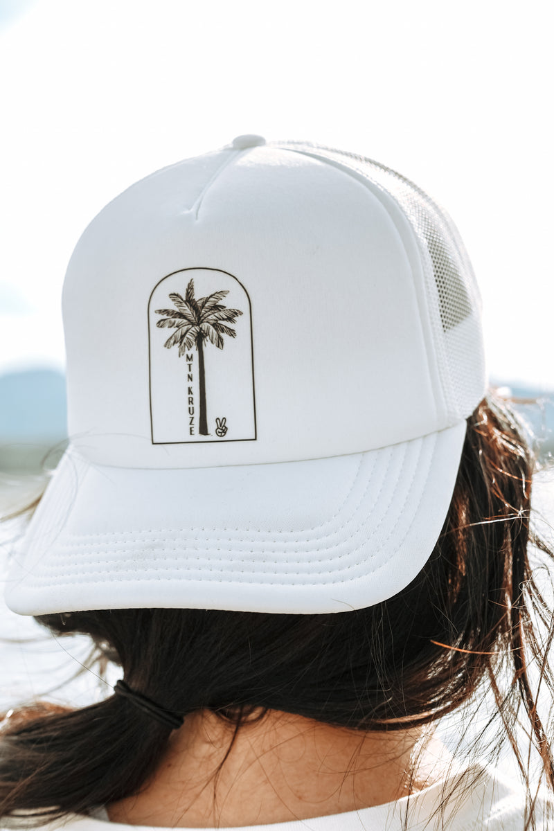 Palm Tree Trucker Hat