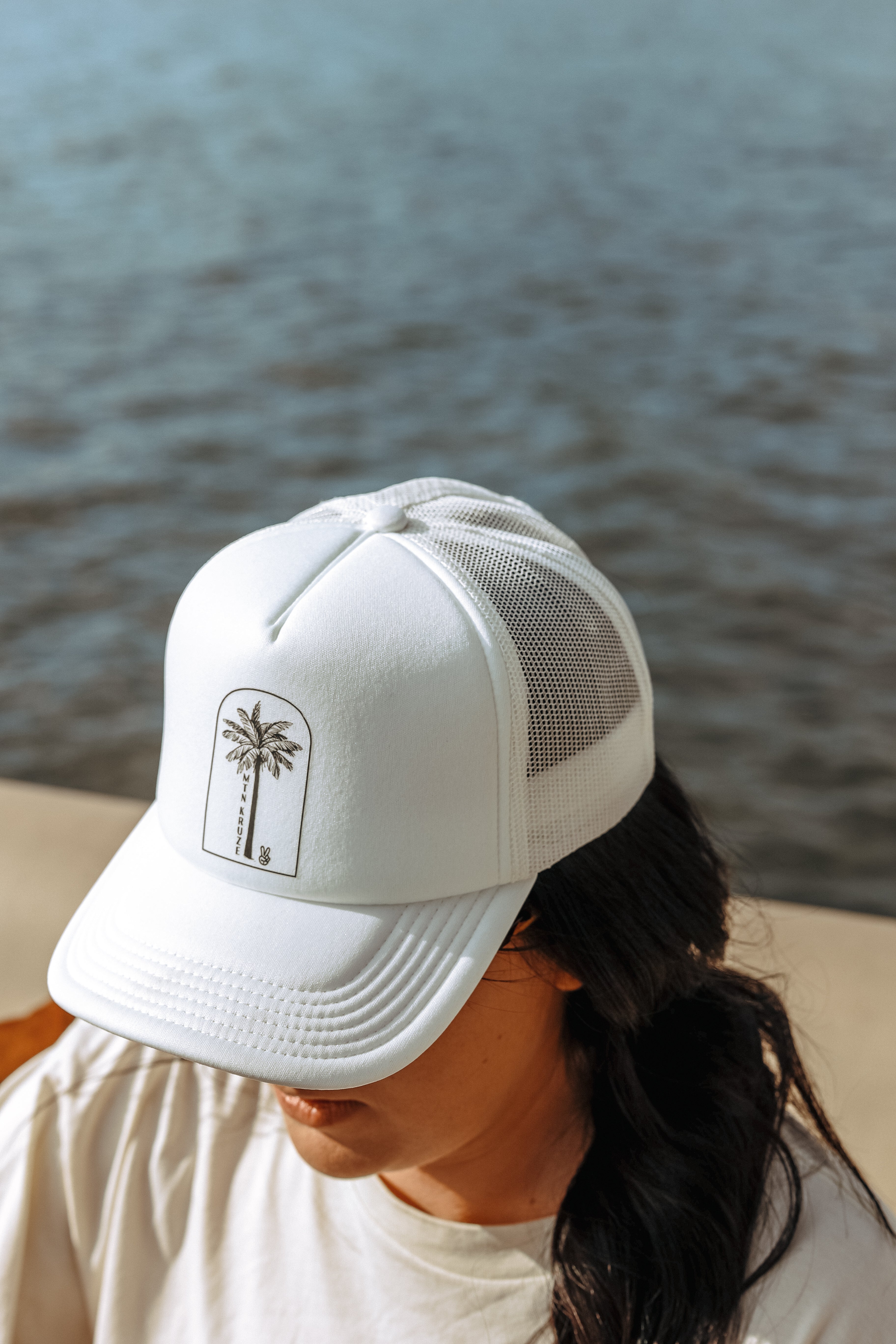 Palm Tree Trucker Hat – MTN Kruze